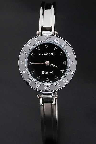 Bvlgari B.ZERO1 Black Dial Stainleess Steel Bracelet new2681
