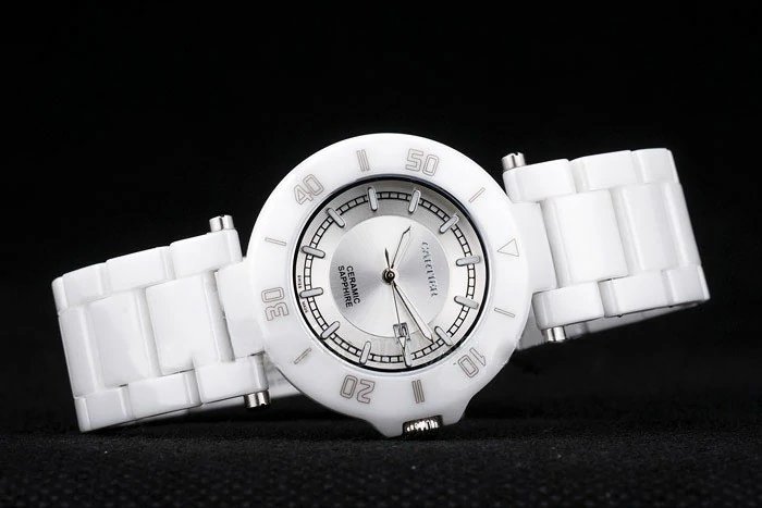 Cartier Pasha 39mm Silver Dial White Ceramic Case new4631