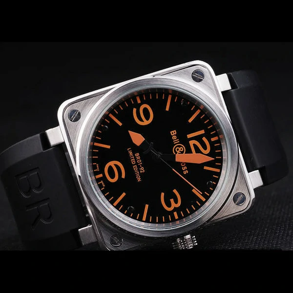 BR01 92 Black Orange Dial new57492