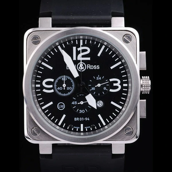 BR01 94 Black White Dial new57497