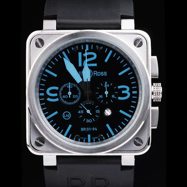 BR01 94 Black Blue Dial new57498