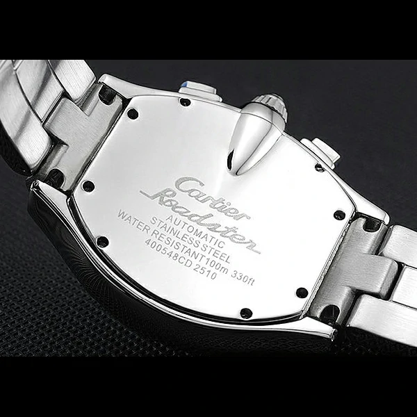 Cartier Roadster Silver Dial Stainless Steel Case And Bracelet new57538