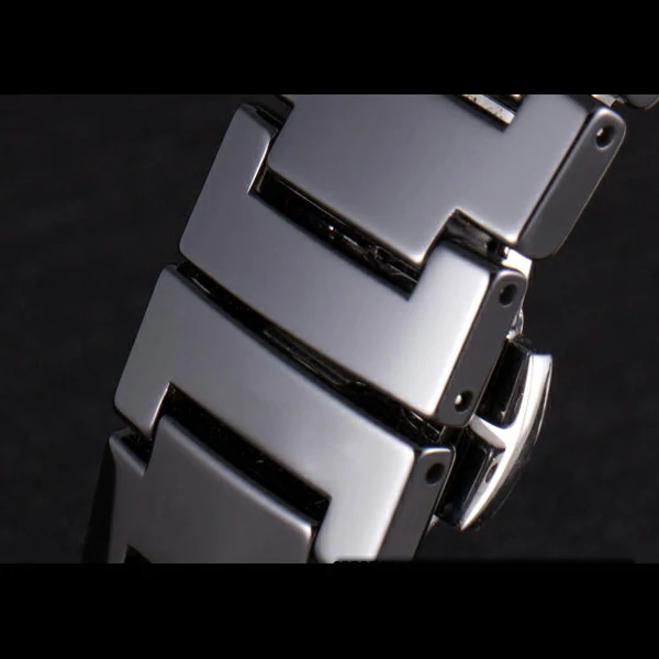Cartier Pasha 34mm Black Dial Black Ceramic Case Rubber Bracelet new57545
