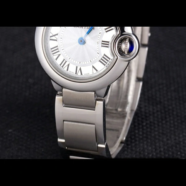 Cartier Ballon Bleu 30mm White Dial Stainless Steel Case And Bracelet new57550