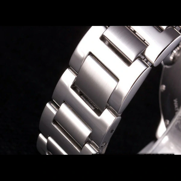 Cartier Ballon Bleu 42mm White Dial Diamonds Stainless Steel Case And Bracelet new57552