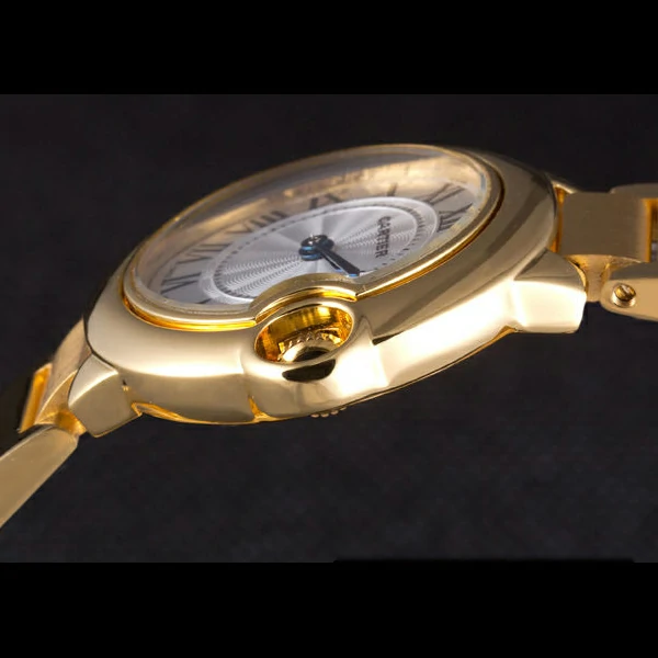 Cartier Ballon Bleu 42mm White Dial Gold Case And Bracelet new57553
