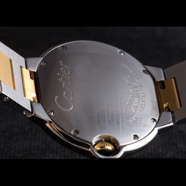 Cartier Ballon Bleu 42mm White Dial Stainless Steel Case Two Tone Bracelet new57556