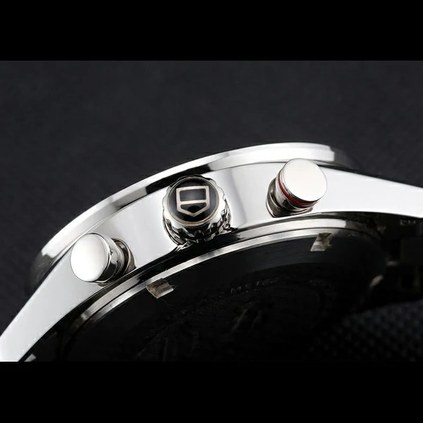 Carrera Black Dial Calibre 16 Link Tag Heuer Watch new57909