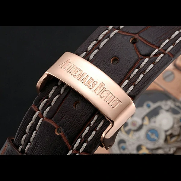 Audemars Piguet Royal Oak Skeleton Gold Case Rose Gold Stainless Steel new58001