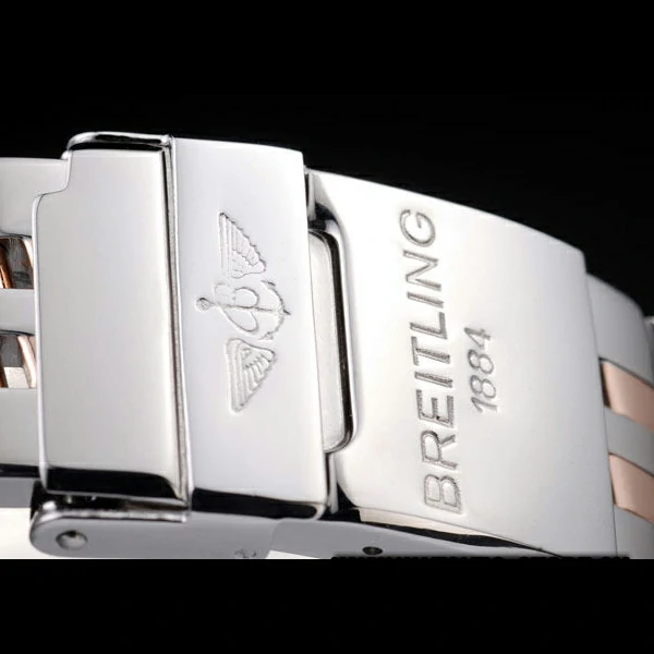 Breitling Chronomat Two Tone Stainless Steel Black Dial new58072
