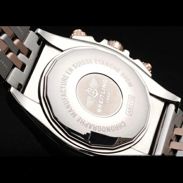 Breitling Chronomat Two Tone Stainless Steel Black Dial new58072