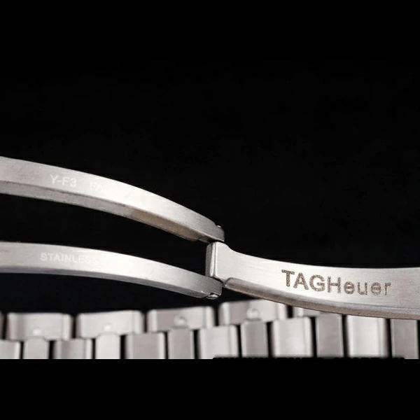Tag Heuer Carrera Tachymeter Bezel Stainless Steel White Dial new58079