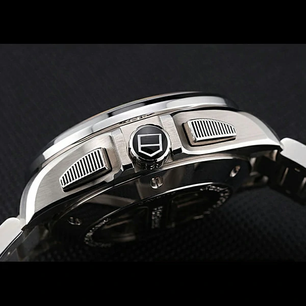 Tag Heuer Carrera Tachymeter Bezel Stainless Steel Black Dial new58080