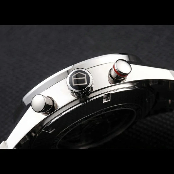 Tag Heuer Carrera Tachymeter Bezel Stainless Steel Checkered Brown Dial new58081