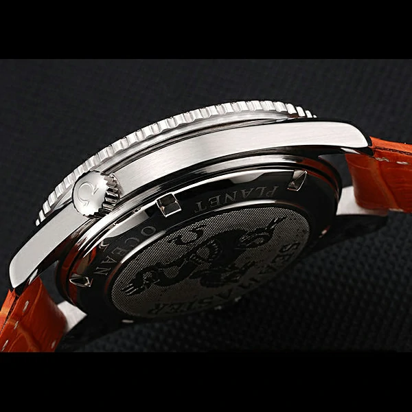Omega Seamaster Planet Ocean Co axial Orange Case Black Dial new58107