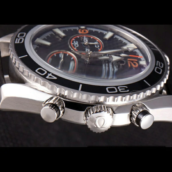 Omega Seamaster Planet Ocean Co axial Black Case Black Dial new58108