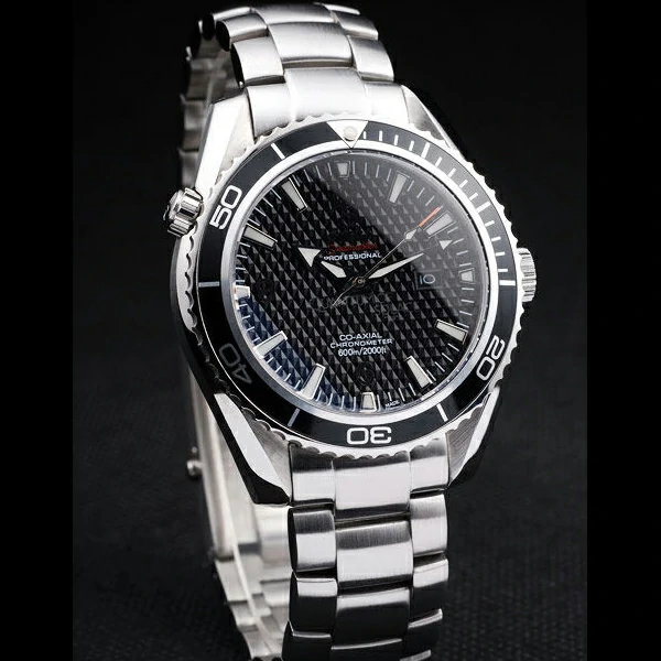 Omega Seamaster Planet Ocean Co axial Black Case Black Dial new58112
