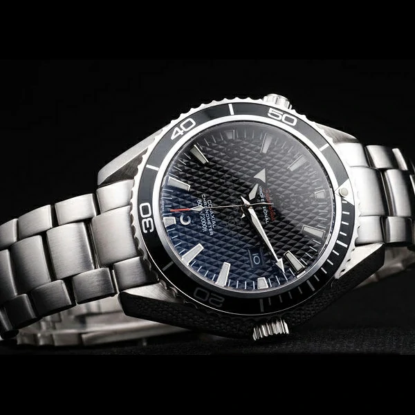 Omega Seamaster Planet Ocean Co axial Black Case Black Dial new58112
