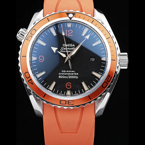 Omega Seamaster Planet Ocean Big Size Orange Strap new58123