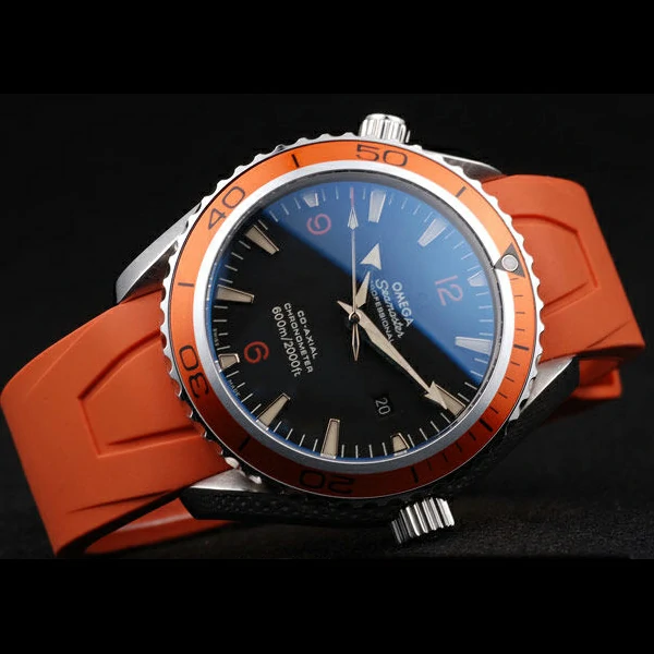 Omega Seamaster Planet Ocean Big Size Orange Strap new58123