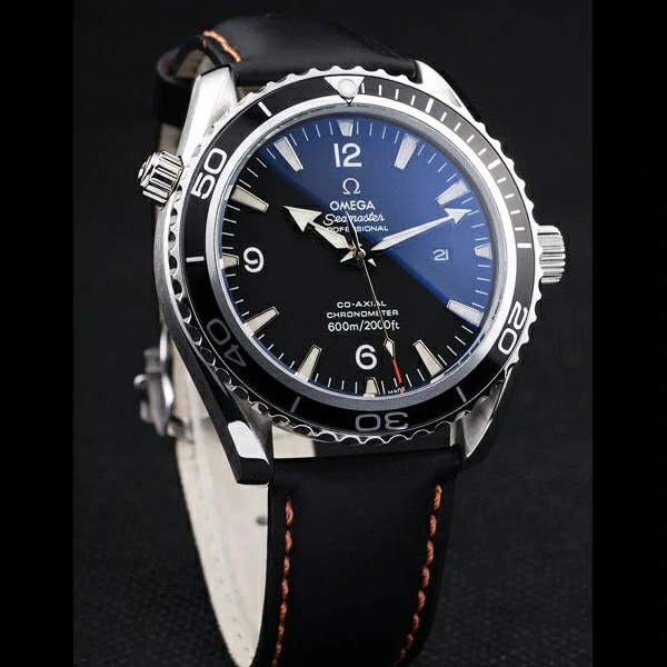 Omega Seamaster Planet Ocean Black Case Black Dial new58124