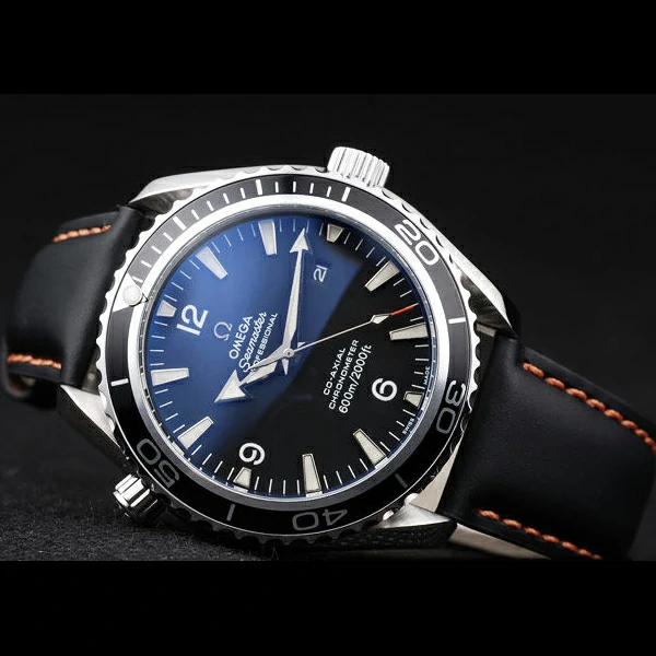 Omega Seamaster Planet Ocean Black Case Black Dial new58124
