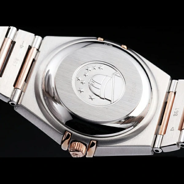 Omega Constellation Jewelry Diamond Case Black Dial new58125