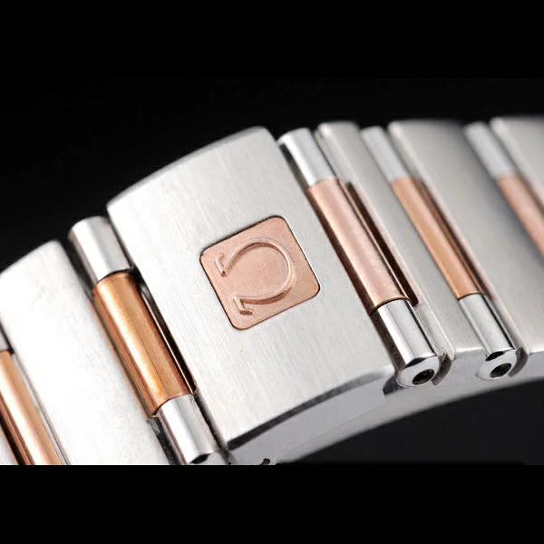 Omega Constellation Jewelry Rose Gold Case White Dial new58143