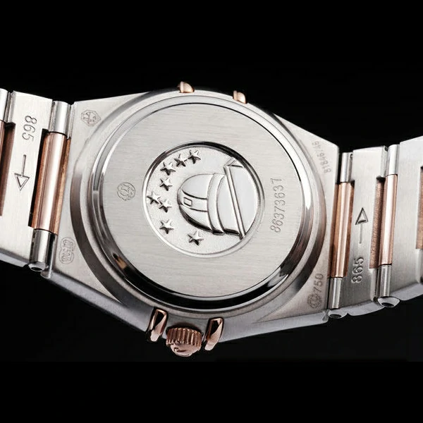 Omega Constellation Jewelry Diamond Case Radial Emblem White Dial new58145