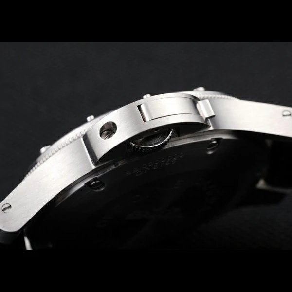 Panerai Luminor Brushed Stainless Steel Case Blue Dial Dark Brown Leather Strap new58213