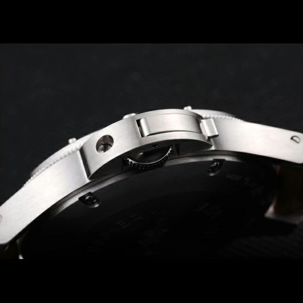 Panerai Luminor Brushed Stainless Steel Case Brown Dial Brown Leather Strap new58215