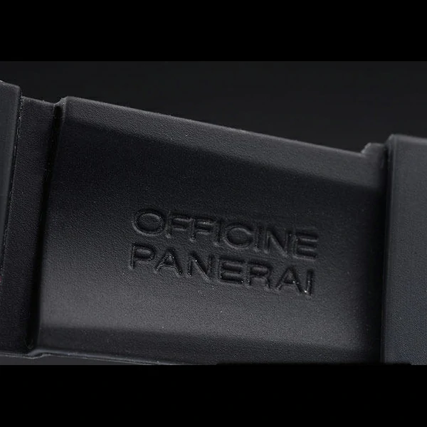 Panerai Luminor Brushed Stainless Steel Case Black Dial Black Rubber Strap new58220