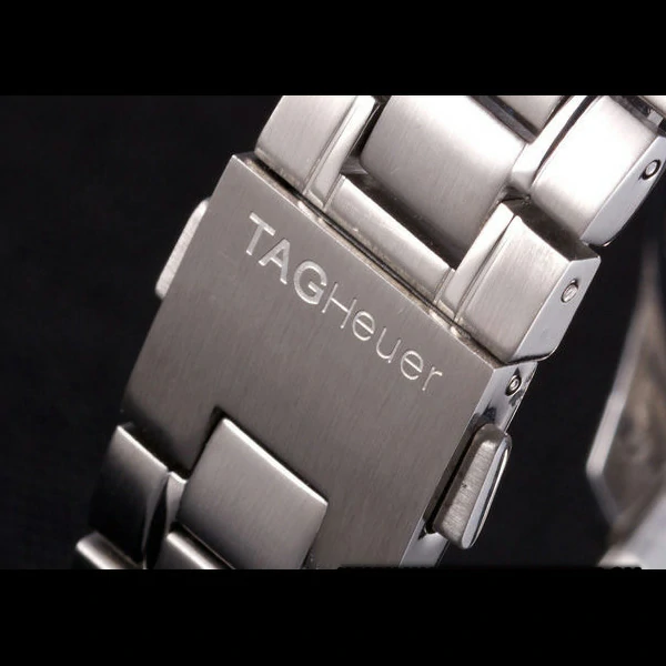 Tag Heuer Carrera Tachymeter Bezel Black Dial Stainless Steel Strap new58249