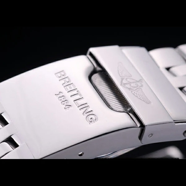 Breitling Bentley Chronograph Black Dial Stainless Steel Strap new58295
