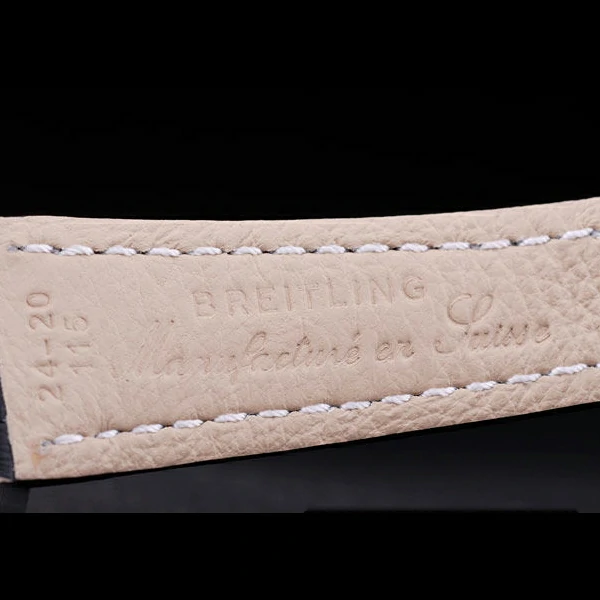 Breitling Bentley Chronograph Black Dial Black Leather Strap new58296