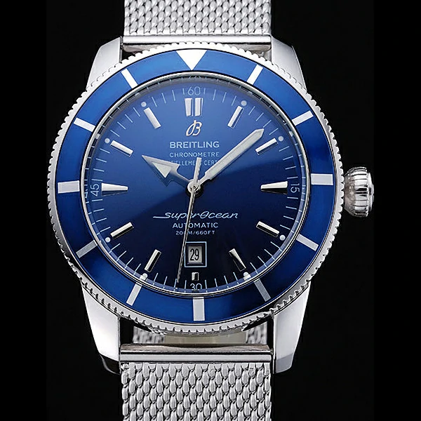 Breitling Certifie SuperOcean Blue Dial Blue Tachymeter new58560