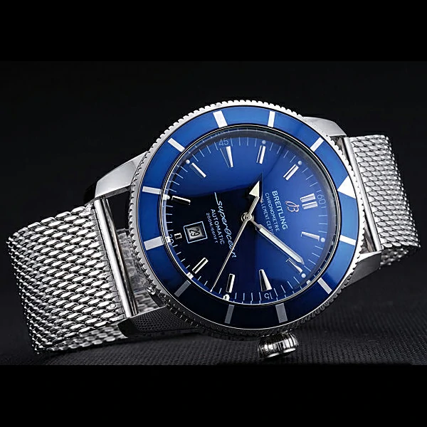 Breitling Certifie SuperOcean Blue Dial Blue Tachymeter new58560