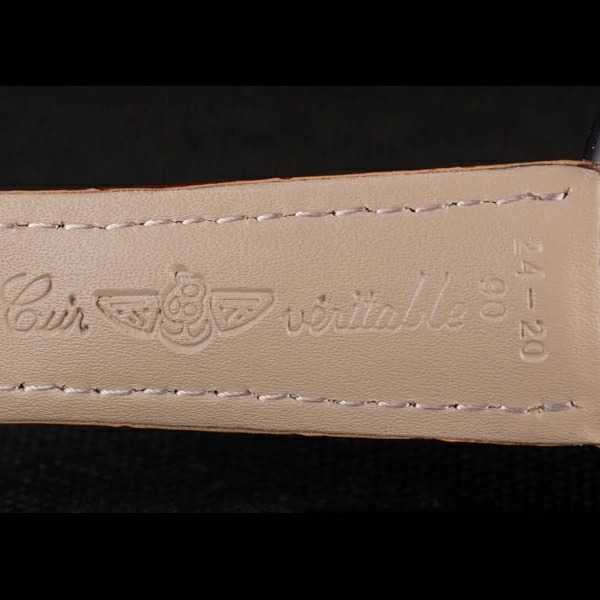 Breitling Transocean White Dial Light Brown Leather Strap Rose Gold Bezel new58565