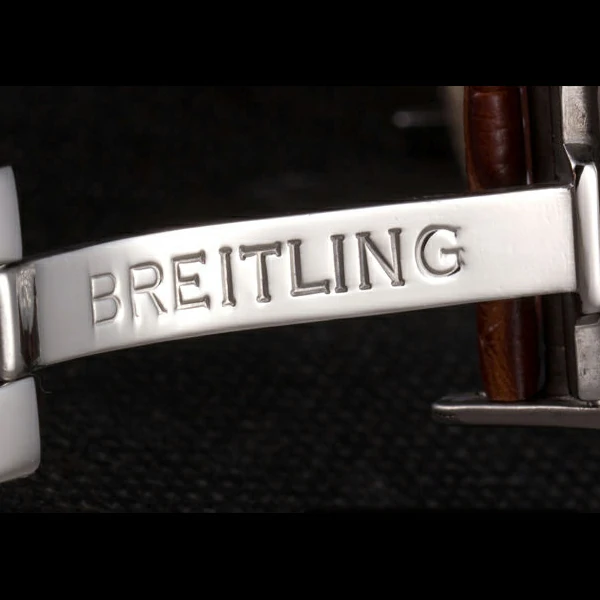 Breitling Transocean White Dial Light Brown Leather Strap Rose Gold Bezel new58565