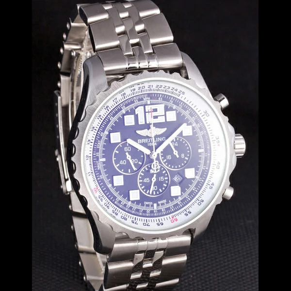 Breitling Navitimer Stainless Steel Strap Black Dial new58690