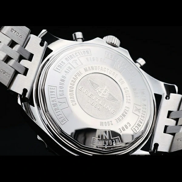 Breitling Navitimer Stainless Steel Strap Black Dial new58690