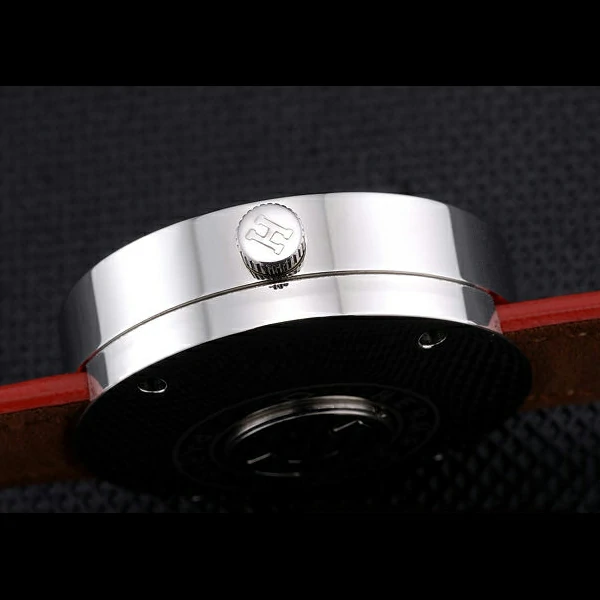 Hermes Classic MOP Dial Red Leather Strap new58801