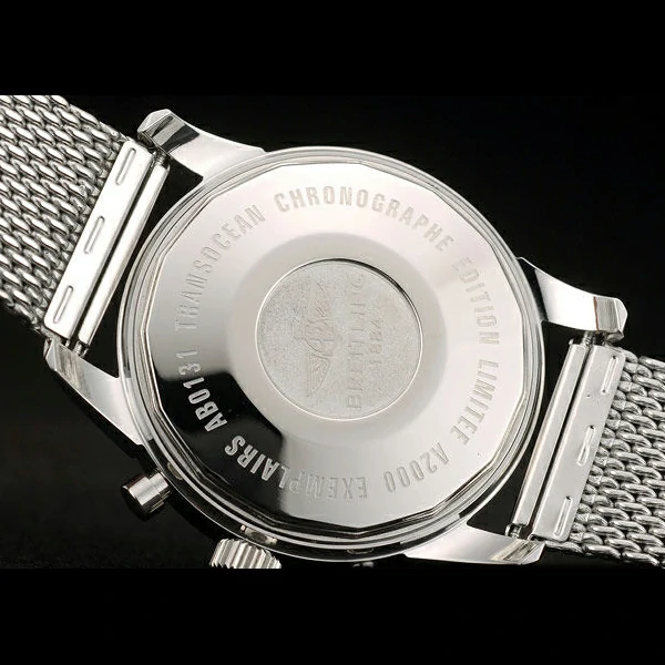 Breitling Transocean Stainless Steel Case Light Yellow Dial new58852