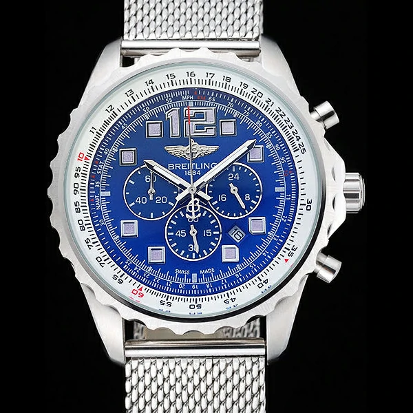 Breitling Navitimer Stainless Steel Strap Blue Dial new58853