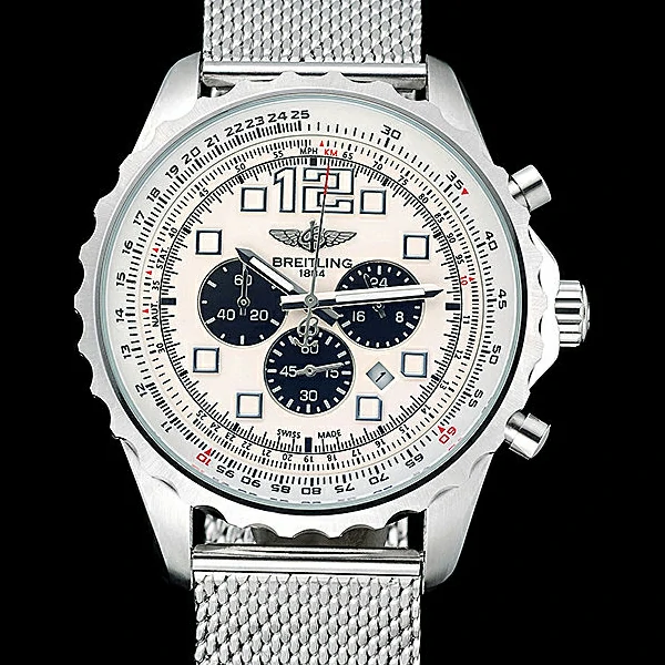 Breitling Navitimer Stainless Steel Strap Beige Dial new58855