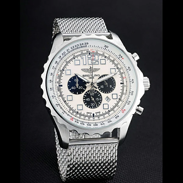 Breitling Navitimer Stainless Steel Strap Beige Dial new58855
