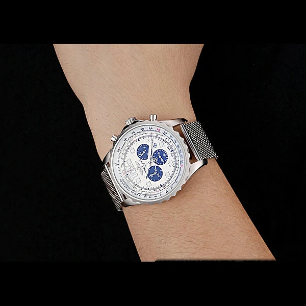 Breitling Navitimer Stainless Steel Strap Beige Dial new58855