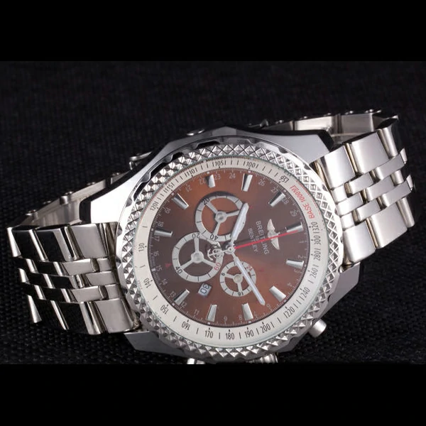 Breitling for Bentley Stainless Steel Strap Brown Dial new58859