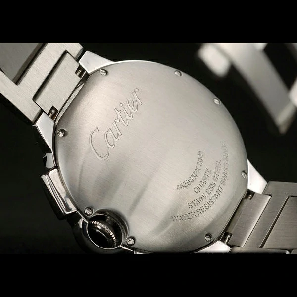 Cartier Ballon Bleu Chronograph White Dial Stainless Steel Case And Bracelet new58887
