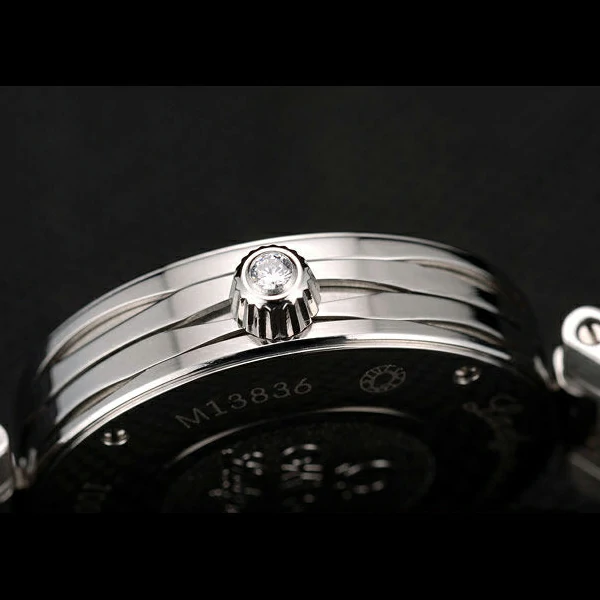 Omega DeVille Ladymatic iamond Plated Bezel White Dial new58899